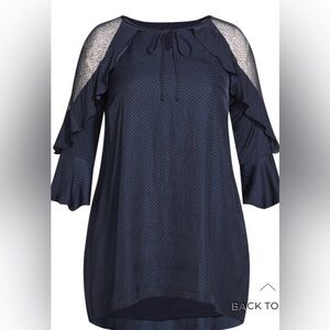 EVANS
Margot Tunic - navy (plus 14)